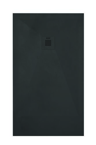 Receveur de Douche résine de synthèse Nola noir 80x120